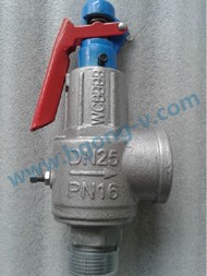 API/JIS cast steel thread handle relife safety valve